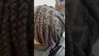 Box braids braidhairstylesforblackwomen hairstyles knotlessbraids braids [upl. by Nathanoj61]