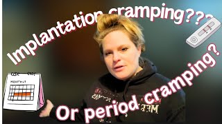 Implantation versus period cramping  DIFFERENCES I noticed [upl. by Grimbald756]