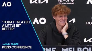 Jannik Sinner v Andrey Rublev Highlights  Australian Open 2024 Quarterfinal [upl. by Atiluj]