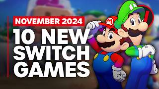 10 Exciting New Games Coming to Nintendo Switch  November 2024 [upl. by Jovita552]