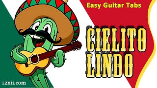 Cielito Lindo • Guitar • Easy Tabs [upl. by Iluj]