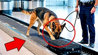 Chien Insiste à Aboyer sur une Valise à lAéroport En lOuvrant Tout le Monde est en Larmes [upl. by Tchao]