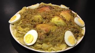 RECETTE TRADITIONNELLE MAROCAINE LA RFISSA [upl. by Idas354]