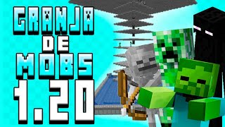 GRANJA de HIERRO 120 1500 HierroHora  Fácil y Eficiente  Tutorial Minecraft Java [upl. by Hodess822]