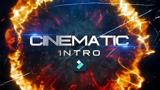 Movie Type Cinematic Intro in Filmora  Cinematic Intro in Filmora 13 filmora [upl. by Elocyn]