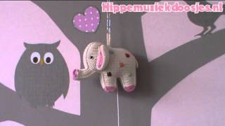 Speeldoosje olifant Anne Claire Petit [upl. by Burdett]