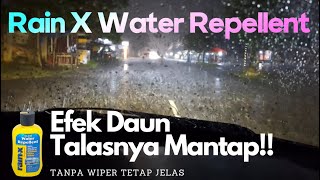 Rain X Water Repellent Buat Efek Daun Talas di Kaca Mobil Tanpa Coating Mahal [upl. by Karilynn916]