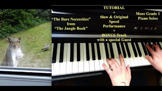 quotThe Bare Necessitiesquot  quotMore Grade 1 Piano Solosquot  TUTORIAL  Slow amp original speed  BONUS Track [upl. by Orlena935]