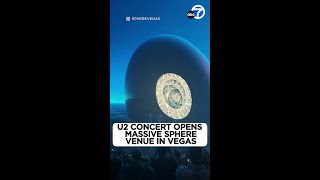 U2 concert uses stunning visuals to open massive Sphere venue in Vegas [upl. by Reh148]