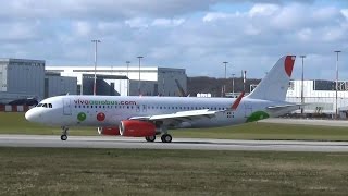 First VivaAerobus A320 with Sharklets XAVAA landing at XFW [upl. by Adias]