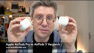 Apple AirPods Pro vs AirPods 3 Vergleich [upl. by Zetnom]