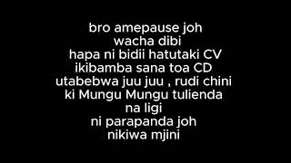 Savara Parapanda ft Wakadinali Fathermoh Lyrics [upl. by Ailadgim]