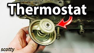 How to Replace a Bad Thermostat in Your Car [upl. by Chenee431]