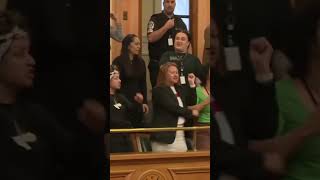 Maori MPs stage Haka dance protest in New Zealand parliament to oppose controversial bill [upl. by Heimlich425]