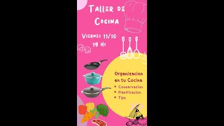 Masterclass Taller de Cocina y Planificación [upl. by Ahsenad]