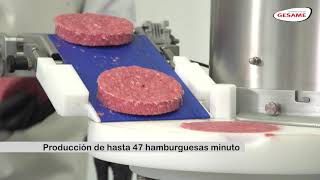 Nueva Formadora de Hamburguesas y Albóndigas Gesame MH100A KIT [upl. by Arturo]