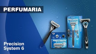 Corte perfeito e sem irritações com a Precision System 6 [upl. by Ahsenek]