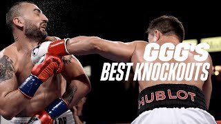 Eight Minutes Of Gennadiy quotGGGquot Golovkin Delivering Devastating Knockouts 🧨 [upl. by Hazeefah665]