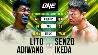 Lito Adiwang vs Senzo Ikeda  Full Fight Replay [upl. by Nit181]