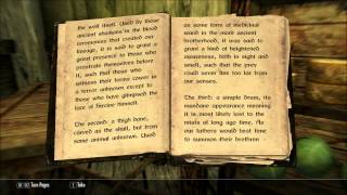 Lets Read The Totems of Hircine Lets Read The Books of Skyrim Book 67 [upl. by Hughes896]