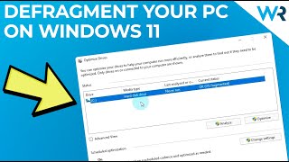 How to defragment drives in Windows 11 [upl. by Granny36]