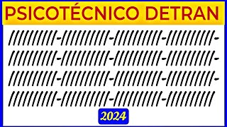 exame psicotécnico detran 2024 psicotécnico detran 2024 teste psicotécnico detran 2024 psicoteste [upl. by Sedlik]