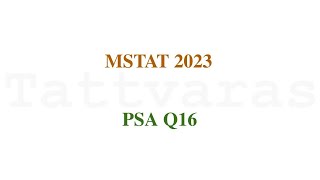 MSTAT 2023 PSA  Q16  Trigonometry  Triangles [upl. by Joannes266]