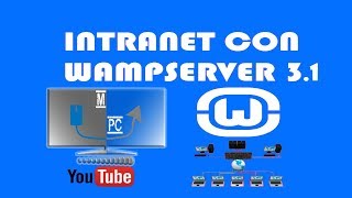 WampServer 31  Configuración de VirtualHost en una Intranet Red Interna 2017 [upl. by Avenej]