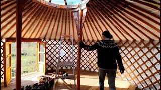 Yurt ep 2  Living on Agricultural Land [upl. by Cresida]