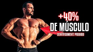 40 de GANANCIAS MUSCULARES HACIENDO ESTO 🔥 Según la CIENCIA [upl. by Simah]