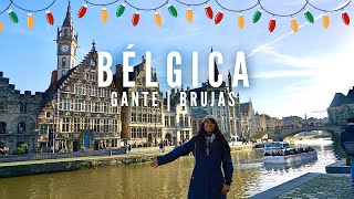 Bélgica en NAVIDAD 2023  Gante y Brujas 🇧🇪🎄 [upl. by Anirod380]