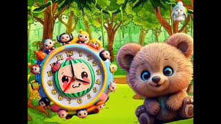 Hickory Dickory Dock poemmore baby cartoon nursery UB Rhymes and kids song [upl. by Lonne593]