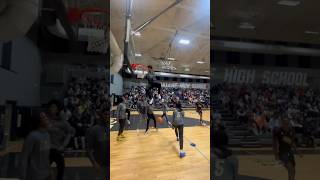 High School Pep Rally  Throwback ‘24 shorts hs basketball highlights team jam dunk [upl. by Yole324]