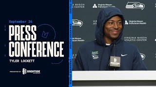 Tyler Lockett quotWe Have To Stay Poisedquot  Press Conference  September 26 2024 [upl. by Elisee]