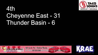 Cheyenne East vs Thunder Basin 91324 [upl. by Werby]