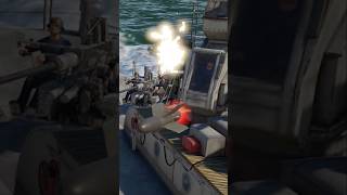 Patrullera francesa P730 Combattante lanzando misil No real naval warthunder warship [upl. by Kcolttam]