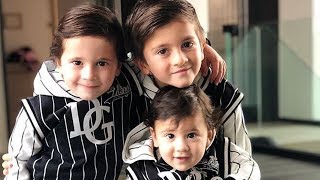 Lionel Messis Sons  Thiago Messi with Mateo and Ciro Messi Roccuzzo  Cutest Moments Ever [upl. by Yzmar]