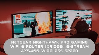 NETGEAR Nighthawk Pro Gaming WiFi 6 Router XR1000 6Stream AX5400 Wireless Speed up to 54Gbps [upl. by Raji]