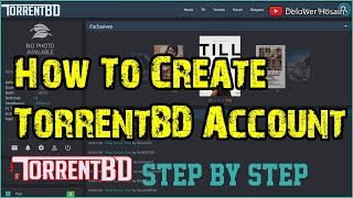 How To Create a TorrentBD Account Easily  TorrentBD Account Full tutorial  Get a reffer now [upl. by Eilesor]