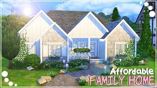 THE SIMS 4  Speed Build  Affordable Family Home [upl. by Rozina169]