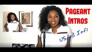 How to do a pageant introduction with Teresa J Alvarez [upl. by Daffodil]