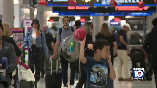 MIA and FLL airport expecting huge increase in travelers before holidays [upl. by Nueovas]