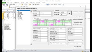Puantaj Maaş Personel Kayıt Excel VBA [upl. by Cinnamon]