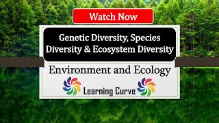 Biodiversity  genetic diversity species diversity and ecosystem diversity  environment and ecology [upl. by Draned]