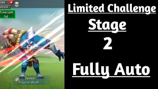 Limited Challenge Bloodlust Stage 2 AutoGrim Wolf Limited Challenge Stage 2 Auto Lords mobile [upl. by Siver]