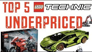 Top 5 Most UNDERPRICED LEGO Technic Sets [upl. by Leonardi]