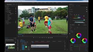 วิธีแต่งสีวีดีโอเฉพาะส่วนใน premiere pro cc 2017 ด้วย hsl secondary [upl. by Floyd]