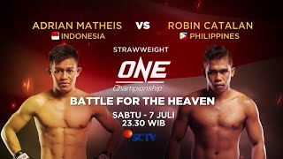 One FC  Adrian mattheis Indonesia vs lan ming qiang China Full fight [upl. by Guise]