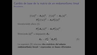 Álgebra GIE ETSIME UPM 2425  61 Intoducción a la diagonalización de matrices cuadradas [upl. by Delia620]