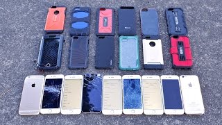 Top 12 iPhone 6S Cases Drop Test  Most Durable iPhone 6S Case [upl. by Enreval]